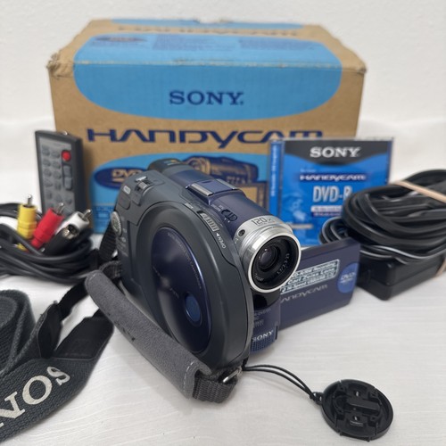 Sony handycam dcr - sony, blue